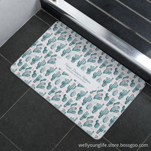 Anti Slip Diatomite Fast Drying Foot Bath Mat